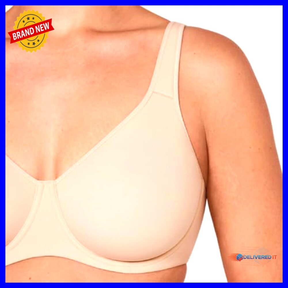 Plus Size Full Coverage Underwire Bra Seamless Un… - image 5